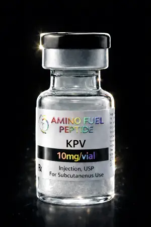 KPV 10mg research peptide vial from Amino Fuel Labs