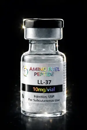 LL-37 10mg research peptide vial from Amino Fuel Labs